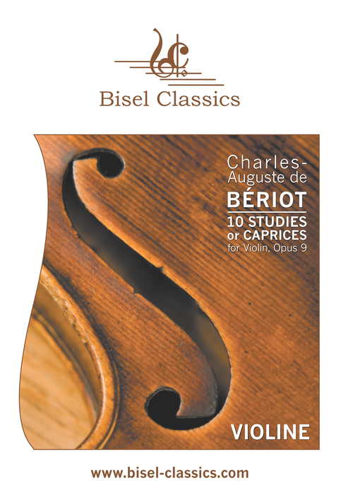 Product picture Beriot: 10 Studies or Caprices for Violin (Solo), Opus 9