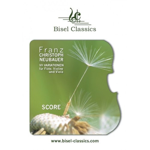 Product picture Neubauer: VII Variationen fur Flote, Violine und Viola